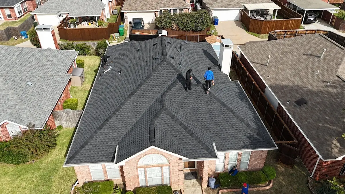 Commercial Roofing work in progress on a La Verne property